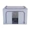 Simplify Storage Tote, 19-11/16 in L x 15-3/4 in W x 19-11/16 in H, Gray, Linen 30056-GREY - alternate 8